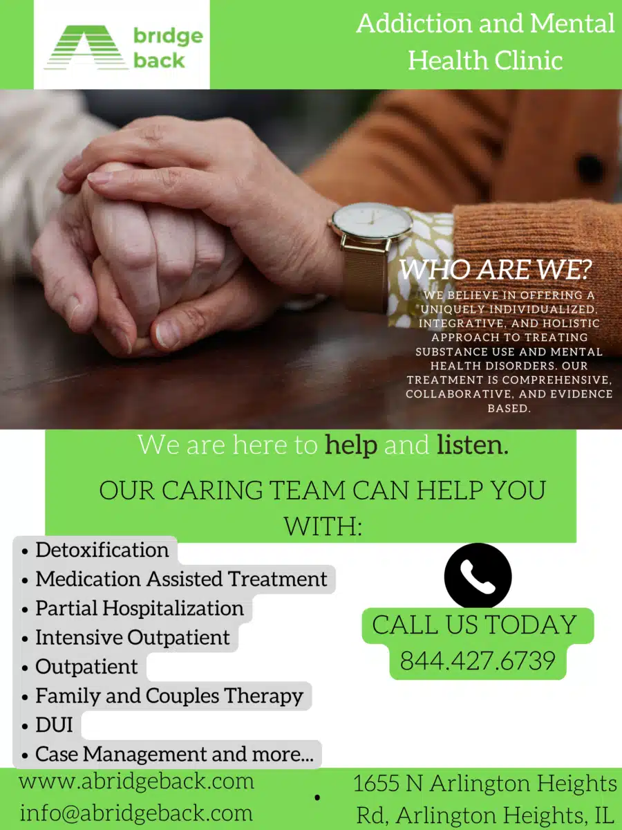 A Bridge Back Inc - treatment center